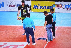 Bikin Malu, Atap PSCC Palembang Bocor, Pertandingan Proliga Voli Lavani vs Pertamina Dihentikan