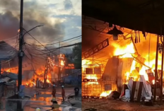 Api Mengamuk di Cipadu! Deretan Ruko Tekstil Dilalap Si Jago Merah