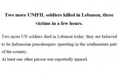 Breaking News : 2 Anggota TNI Dilaporkan Tewas Lagi di Libanon, Mobilnya Diserang Tentara Israel 