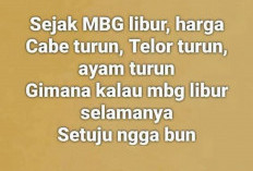 MBG Libur, Warganet Kaitkan Harga Pangan Mulai Turun, Bagaimana Kalau Libur Selamanya?