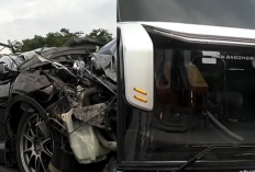 Ringsek! Kecelakaan Beruntun 4 Kendaraan di Tol Ngawi (Km 576) 3 Orang Terluka, Ini Kronologinya