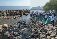 Miris! Pantai Jakarta Utara Dikepung Sampah Plastik, Surga Lautan Berubah Jadi Tempat Sampah