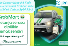 Bikin Dompet Happy! 6 Kode Promo Jenius Buat GrabCar, Bike & GrabMart, Diskon Rp20 Ribu!