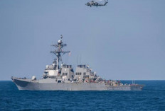 Tegang! Kapal AS USS Fitzgerald Dihadang Helikopter Iran di Teluk Oman