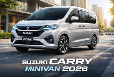 Suzuki Carry Minivan 2026 Futuristik dengan Lampu LED Tajam dan Kabin Lega, Cocok Perjalanan Mudik Lebaran