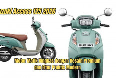 Suzuki Access 125 2026 Motor Matik Ringkas dengan Desain Premium dan Fitur Praktis Modern