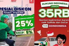 GoRide Diskon Rp10 Ribu, Kumpulan Kode Promo Gojek Hari ini 13 April 2025: Ada GoFood dan GoCar