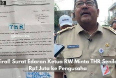 Viral! Ketua RW Terbitkan Surat Edaran Wajib THR Rp1 Juta ke Pengusaha Jakarta, ini Respon Rano Karno
