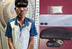 Sita 10,5 Gram Sabu, Polisi Tangkap Pengedarnya di Tanjung Raman