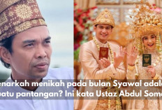 Sunnah atau Sial? Benarkah Menikah pada Bulan Syawal Suatu Pantangan? Ini Kata Ustaz Abdul Somad