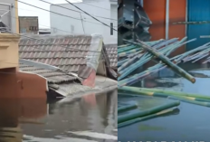 Hari Kelima Banjir Belum Surut, Pagi Ini Permukiman Warga Periuk Tangerang Masih Terendam hingga 2 Meter