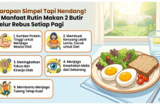 Sarapan Simpel Tapi Nendang! 5 Manfaat Rutin Makan 2 Butir Telur Rebus Setiap Pagi