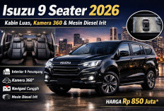 Mobil 9 Penumpang Terbaru Isuzu 2026 Hadir, Mesin Diesel Irit Tenaga Besar dan Kabin Super Nyaman