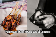 Viral Pelanggan Tikam Tukang Sate di Lampung Gegara Kecap Terlalu Encer dan Daging Nyangkut di Gigi