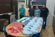 Pengiriman 35 Kg Sabu dan 600 Happy Five Digagalkan di Muba