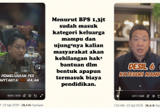 Viral Soal BPS Sebut Penghasilan Rp1,3 Juta Keluarga Mampu, Benarkah Bisa Kehilangan Bansos?