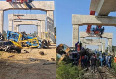 Tragedi Kecelakaan Kereta Api di Thailand: Crane Proyek Roboh, Puluhan Penumpang Jadi Korban