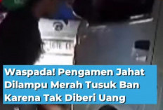 WASPADA Pengamen Jalanan di Lampu Merah, Viral Pengamen Menusuk Ban Mobil