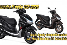 Skutik Ekonomis Yamaha FreeGo 125 2026: Desain Sporty dengan Warna Baru, dan Mesin Blue Core Irit Bahan Bakar