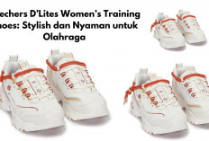 Skechers D’Lites Women’s Training Shoes: Sneakers Stylish dengan Air Cooled Memory Foam untuk Performa Maksima