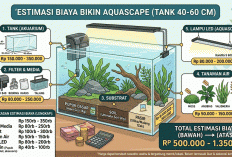 Modal Rp1 Jutaan Bisa Punya Aquascape 60 Cm yang Cantik? Ini Rincian Biaya dan Tanaman untuk Pemula