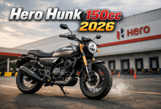 Hero Hunk 150cc 2026 Siap Meluncur: Desain Retro Scrambler Punya TFT Hingga Cruise Control