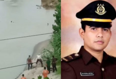 Viral Detik-detik Calon Jaksa Simalungun Hanyut di Sungai Silau saat Kejar Tersangka Kasus Korupsi