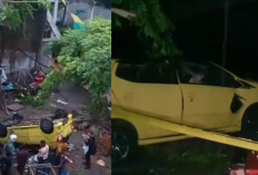 Kecelakaan Mencekam di Cilegon! Mobil Terjun ke Jurang 8 Meter, Tiga Orang Luka