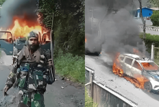 Papua Membara, Keluarga OPM Tak Terima Ditembak Mati Aparat, Bakar Belasan Mobil dan Rumah Warga Pendatang