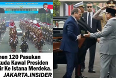120 Pasukan Berkuda Kawal Presiden Mesir, Relawan Kalimantan Kibarkan Bendera Putih
