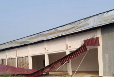 Belum Digunakan, Gedung Kopdes Merah Putih Rawa Banda Rusak Disapu Angin, Langsung Diperbaiki