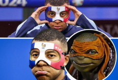 Agak Lucu Aja Sih Lihat Mbappe Pake Masker Seperti Kura-Kura Ninja 
