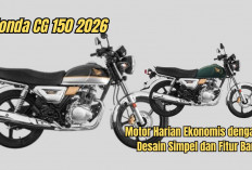 Honda CG 150 2026 Hadir di Pasar Indonesia: Motor Harian Ekonomis dengan Desain Simpel dan Fitur Baru