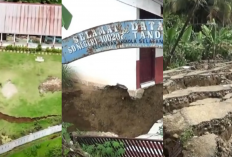 Belum Tuntas Banjir & Longsor, Tanah Bergerak Kembali Hancurkan Rumah Warga Tapanuli Selatan