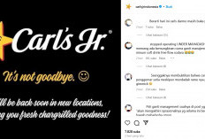 Sempat Pamit, Carl's Jr Umumkan Bakal Kembali Operasional, Begini Penjelasannya!