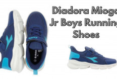 Diadora Mioga Jr Boys Running Shoes: Sepatu Anak Ringan, Lentur, dan Nyaman untuk Aktivitas Sehari-hari
