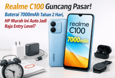 Pecah! HP Realme C100 Baterai 7000mAh, Dipakai Nonstop 2 Hari Masih Hidup Harga Cuma Rp1 Jutaan
