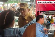 Heboh! Wabup Tulang Bawang Lampung Nyaris Baku Hantam dengan Pedagang Pasar, Gegara Hal Sepele ini