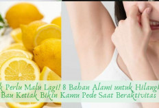 Gak Perlu Malu Lagi! 8 Bahan Alami untuk Hilangkan Bau Ketiak Bikin Kamu Pede Saat Beraktivitas