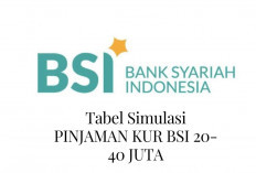 Tabel Simulasi KUR BSI 20-40 Juta! Pinjam Modal Usaha Disini dengan Nyaman dan Syarat Mudah, Auto Cair...