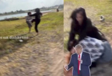 Diduga Memperebutkan Cinta Lelaki, Dua Siswi di Ogan Ilir  Baku Hantam, Jambak-Jambakan