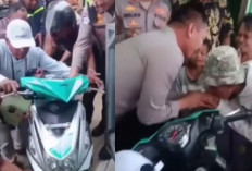 Usai Viral Tuduhan Es Spons, Kapolres Metro Depok Beri Motor dan Modal Usaha ke Suderajat Pedagang Es Gabus