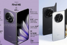 Oppo Find N5: Handphone Layar Lipat Terbaru Paling Tipis 2025 yang Nyaman Digenggam, Ini Spesifikasinya!