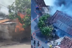 Pasar Loak Kampung Ujung Banyuwangi Terbakar, Lima Kios dan Dua Motor Ludes