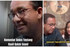 Hasil Quick Count Menunjukkan Keunggulan Paslon Nomor Urut 02, Begini Tanggapan Anies Baswedan...