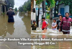 Banjir Parah Rendam Villa Kencana Bekasi, Ratusan Rumah Terendam Hingga 80 Cm, Warga Mulai Mengungsi!