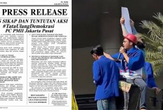 PC PMII Jakarta Pusat Desak Tata Ulang Demokrasi: Cabut UU TNI Polri dan Usut Korupsi di Badan Gizi Nasional!