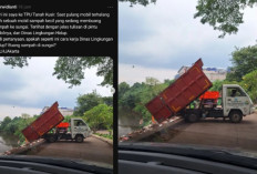 Viral! Mobil DLH DKI Jakarta Diduga Buang Sampah ke Sungai Kawasan TPU Tanah Kusir, Ini Klarifikasinya