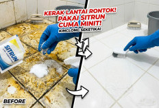 Lantai Kamar Mandi Berkerak Parah? Taburkan Bahan Murah Ini, Kerak Rontok Seketika