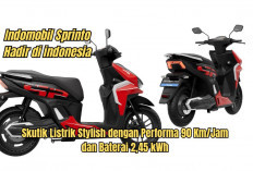 Indomobil Sprinto Hadir di indonesia, Skutik Listrik Stylish dengan Performa 90 Km/Jam dan Baterai 2,45 kWh